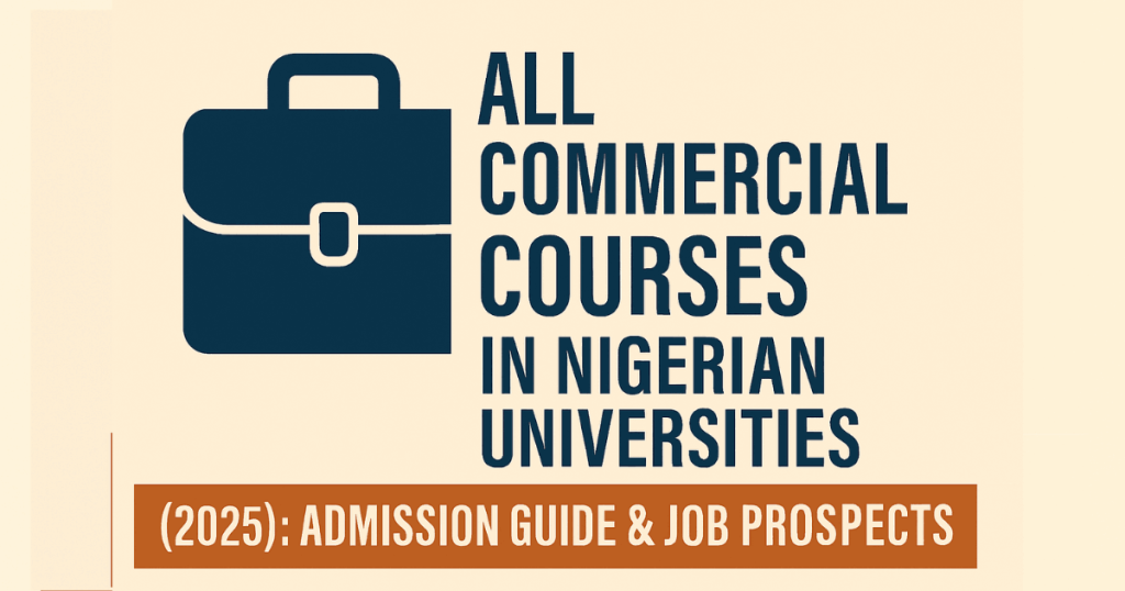 All Commercial Courses Offered in Nigerian Universities