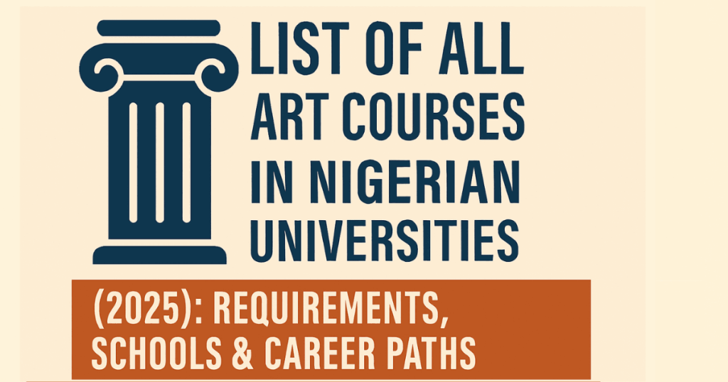 Art Courses in Nigerian Universities