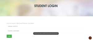 poly ibadan student portal login